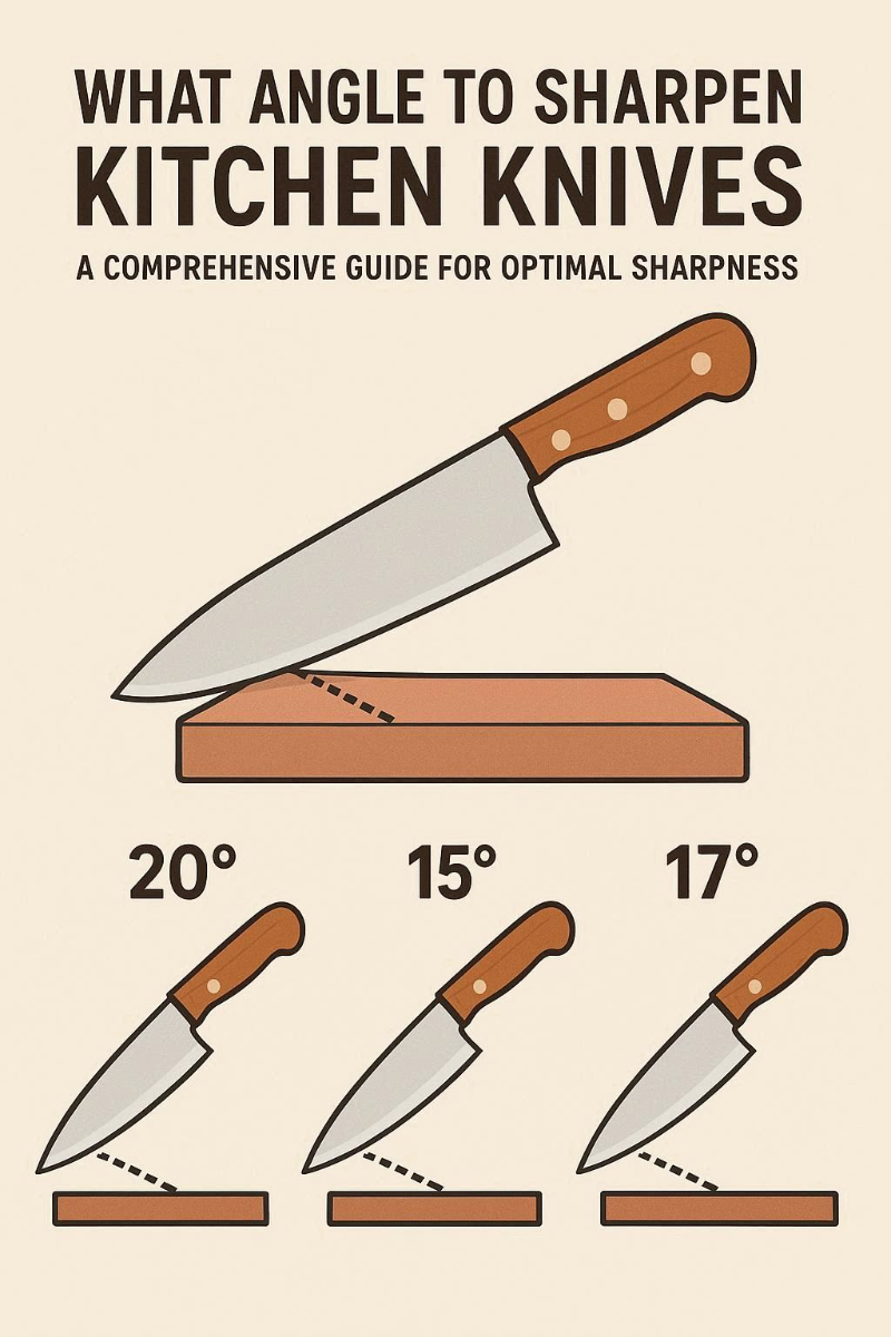 What Angle to Sharpen Kitchen Knives